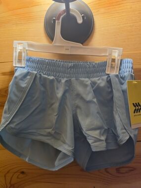 all in motion Light Blue Women's Athletic Running Shorts